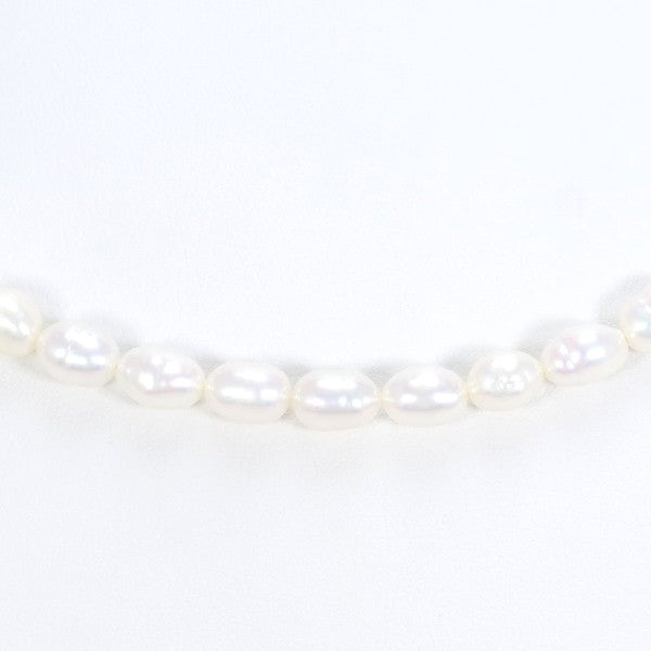 14K White Gold Pearl Necklace for Women - Elegant Bridal Jewelry, Wedding Gift & Anniversary Present - Perfect for Formal Events, Date Nights & Special Occasions