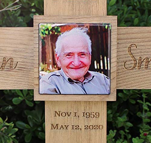 Personalized Memorial Cross for Loved Ones - Unique Keepsake for Funerals, Memorials & Graveside Remembrance