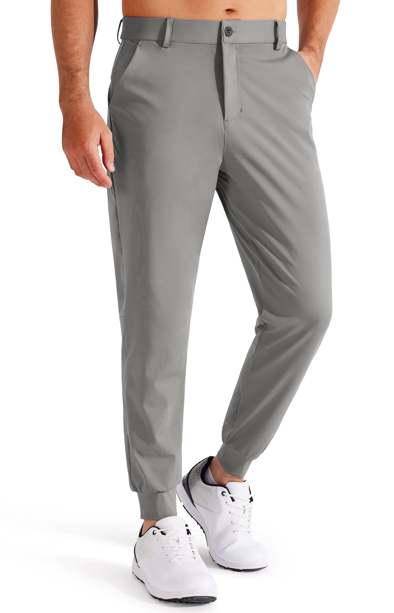 Libin Men's 4-Way Stretch Golf Joggers with Pockets - Slim Fit Work Dress Pants & Athletic Casual Sweatpants for Men | Perfect for Golf, Office, Gym & Everyday Wear