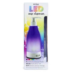 Automatic LED Soap Dispenser - Touchless Hand Soap Dispenser with Motion Sensor for Kitchen & Bathroom - Hygienic Foam Soap Dispenser for Home, Office, and Public Restrooms