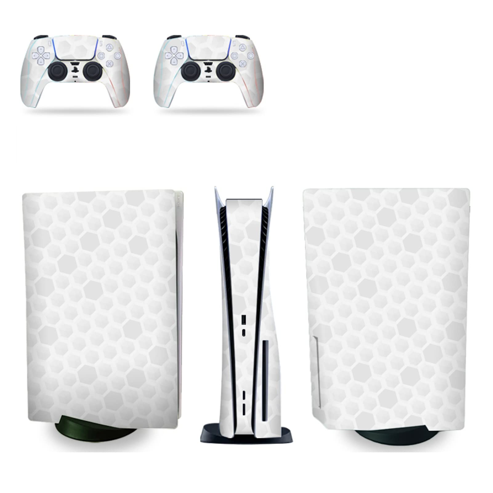 Anime Console Skin for PS5 Disk Edition - Vinyl Wrap Decal with 2 Controller Skins, Durable & Scratch-Resistant, Bubble-Free Application - Perfect for Gaming Setups & Anime Fans