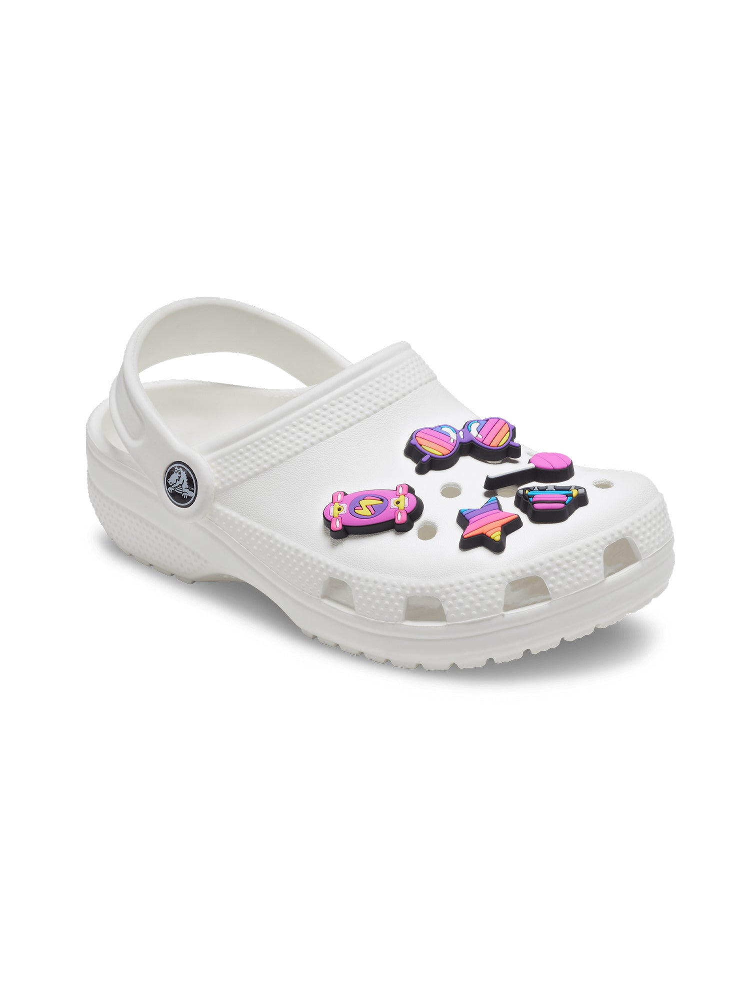 90's Baby Crocs Jibbitz Charms 5-Pack - Fun & Colorful Shoe Accessories for Kids & Adults - Perfect for Customizing Crocs, Sandals & Backpacks
