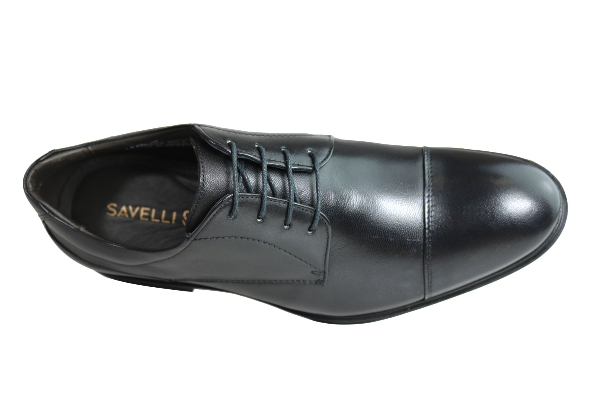Savelli Bravvo Men's Genuine Leather Oxford Dress Shoes - Handcrafted in Brazil - Perfect for Business, Wedding & Formal Occasions