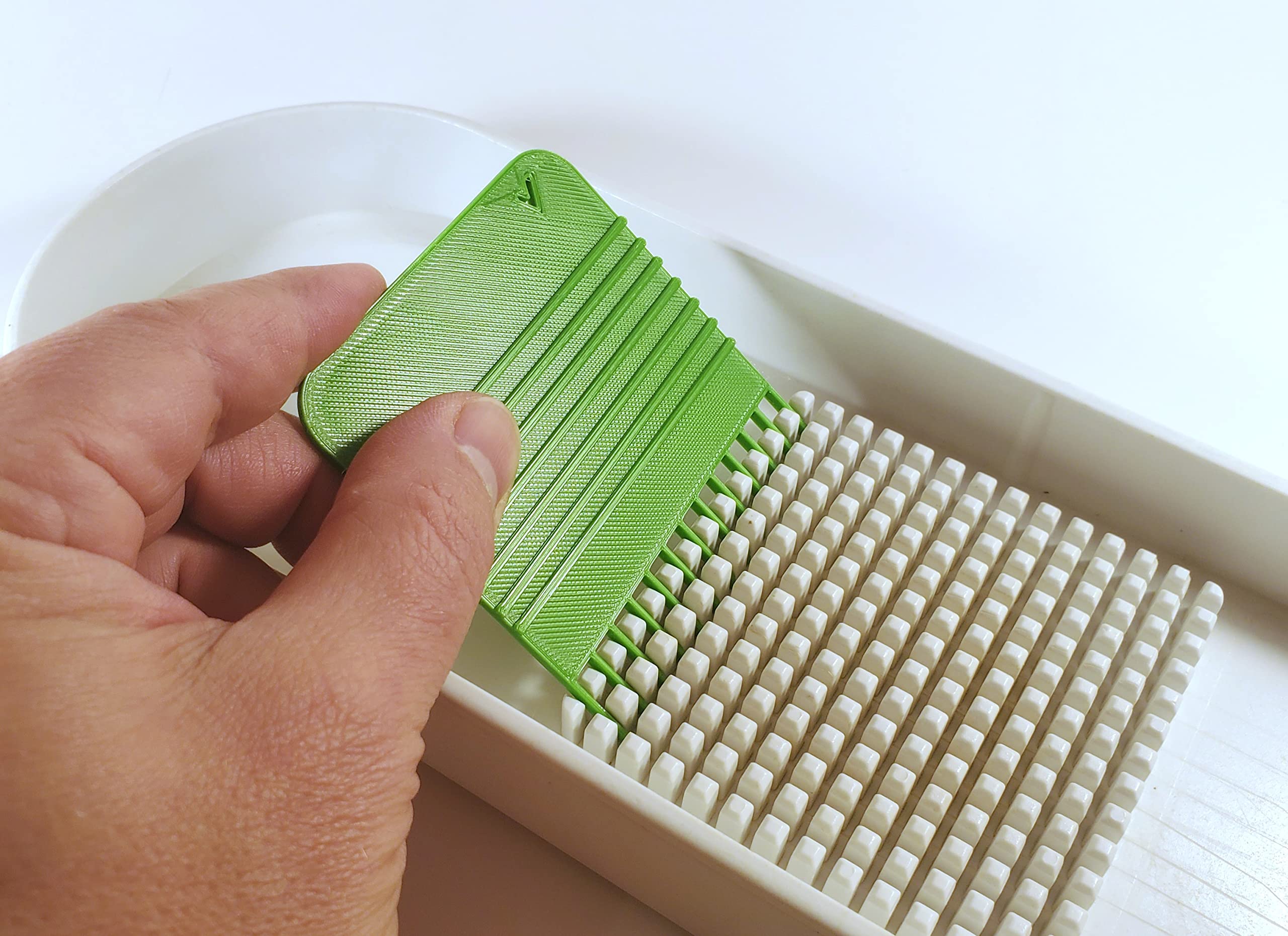 3D Printed Onion Chopper Cleaning Tool 2 Pack - Easy Clean Rake for Vidalia & Progressive Vegetable Choppers | Perfect for Kitchen Prep & Food Processing
