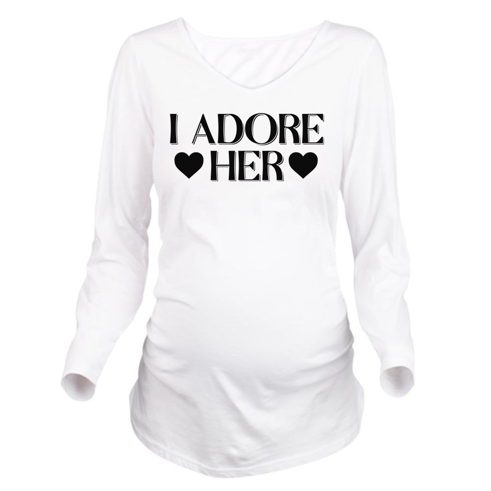 Adorable Long Sleeve Maternity T-Shirt for Pregnant Women - Comfortable & Stylish Pregnancy Tee - Perfect for Baby Showers, Maternity Photos & Everyday Wear