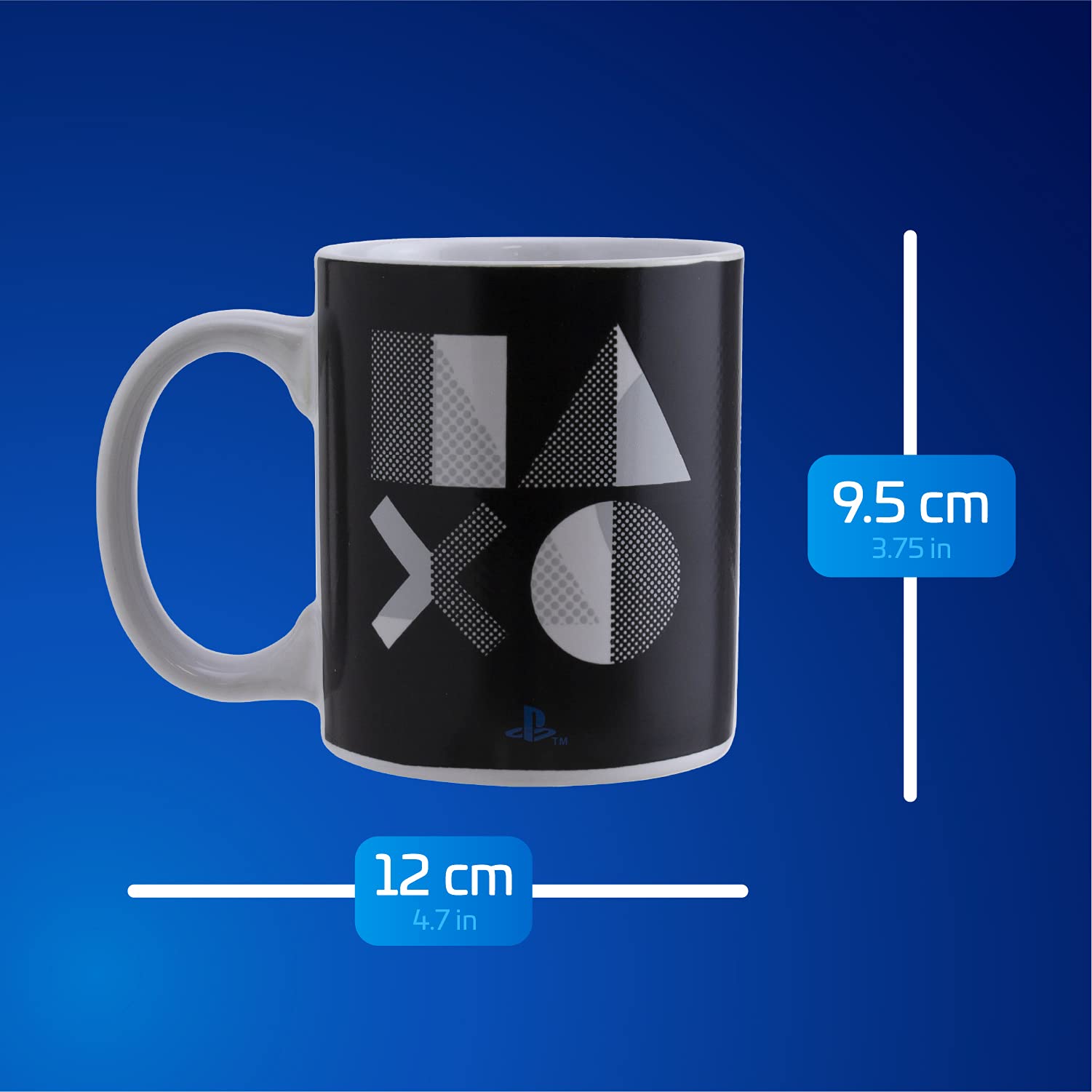Official PlayStation 5 Heat Change Mug - Licensed Sony Merchandise | Video Game Gift for Gamers, Perfect for Coffee & Gaming Sessions