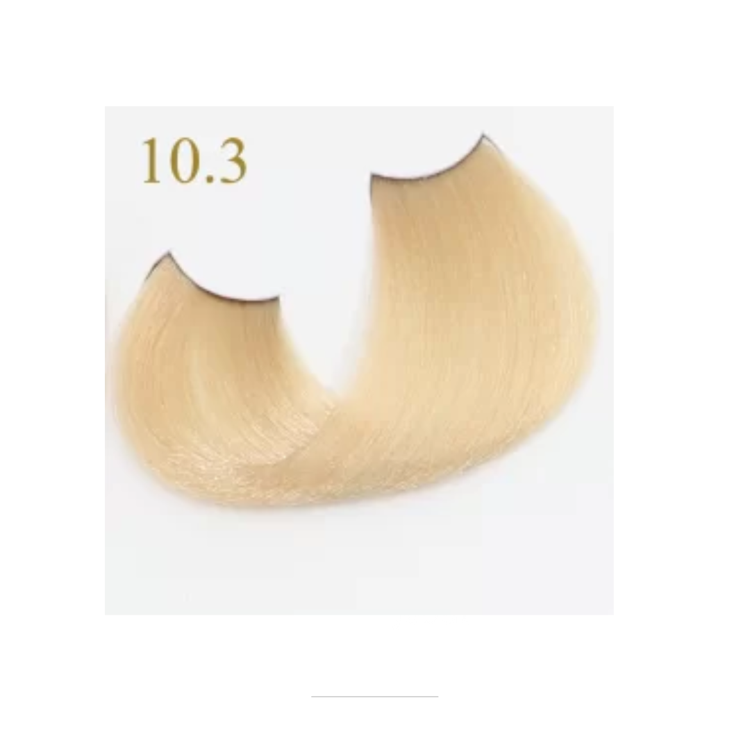 Fanola Oro Therapy Colour Keratin Golden 10.3 100ml - Professional Hair Treatment for Blonde & Highlighted Hair - Salon-Quality Repair & Shine for Damaged Hair at Home