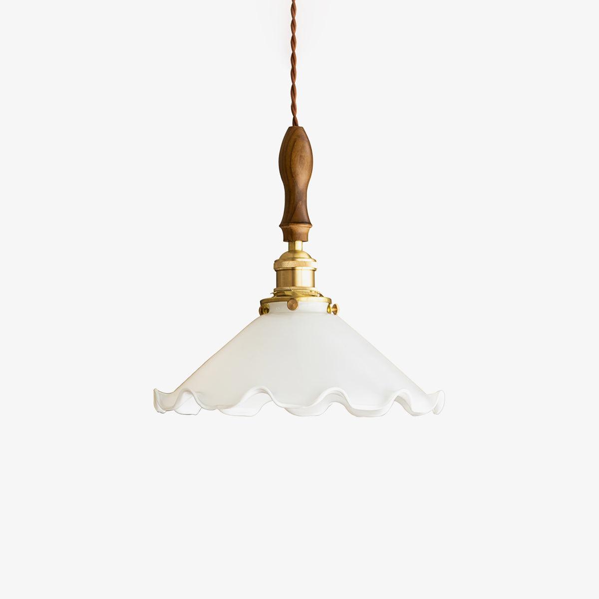 Elegant Flower Petals Pendant Lamp - Vintage Floral Chandelier Lighting for Bedroom, Dining Room & Living Room Decor - Perfect for Boho, Farmhouse & Modern Home Interiors