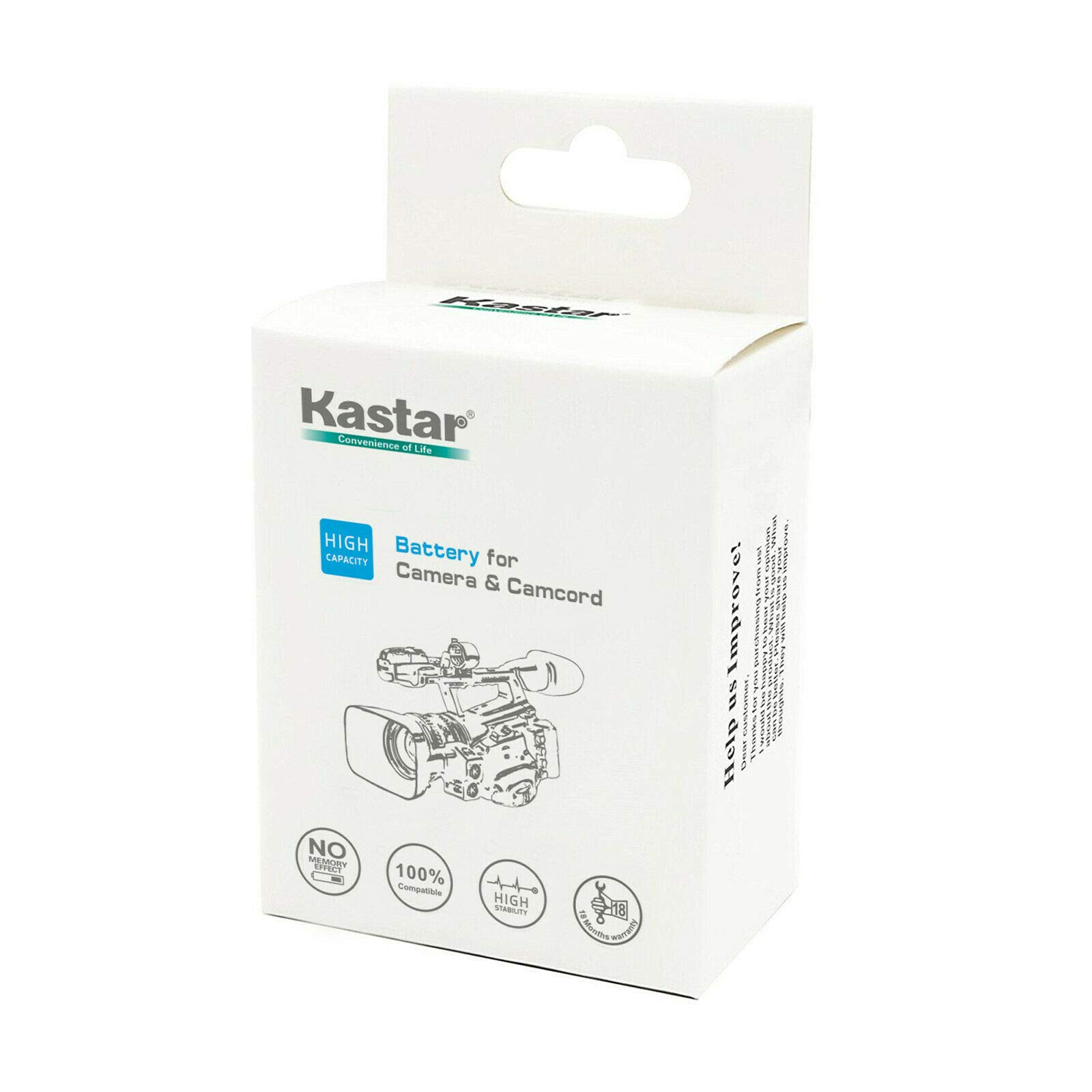 Kastar BN-V428 Replacement Battery for JVC GR-D92 GR-D93 GR-D94 GR-D95 GR-D200 GR-D220 GR-D225 GR-D228 GR-D230 GR-D231 GR-D238 Cameras - Compatible with JVC Camcorders - Perfect for Travel, Vlogging & Home Video Recording