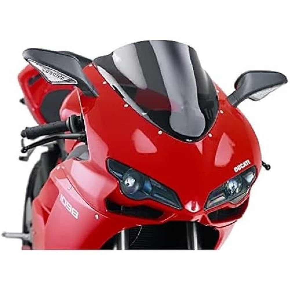 Puig 4667A Racing Windscreen - High Performance Motorcycle Windshield in Blue for Sport Bikes | Perfect for Track Days & Highway Riding