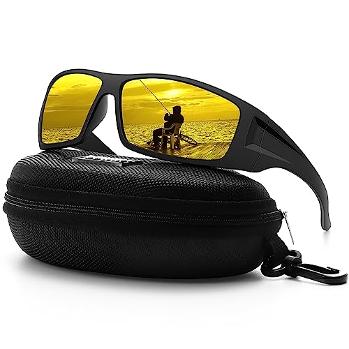 Matte Black Frame/Night Vision Lens (Non Polarized)