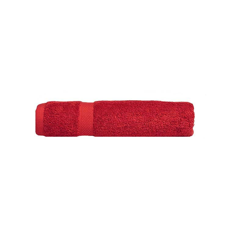 Premium 100% Combed Cotton Towels - Soft & Absorbent Red Bath & Face Towels for Spa, Gym & Travel | Gentle Skin Care & Quick Drying