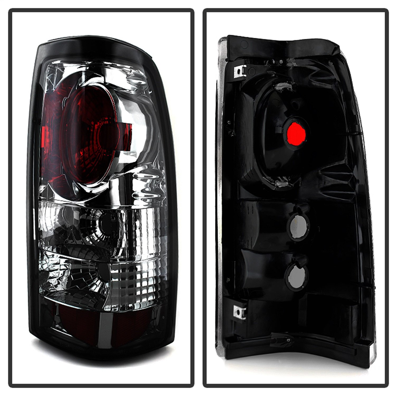 Spyder Auto 5002099 Euro Style LED Tail Lights - Chrome/Smoked Lens - Compatible with [Vehicle Model] - Enhance Visibility & Style for Night Driving & Car Shows