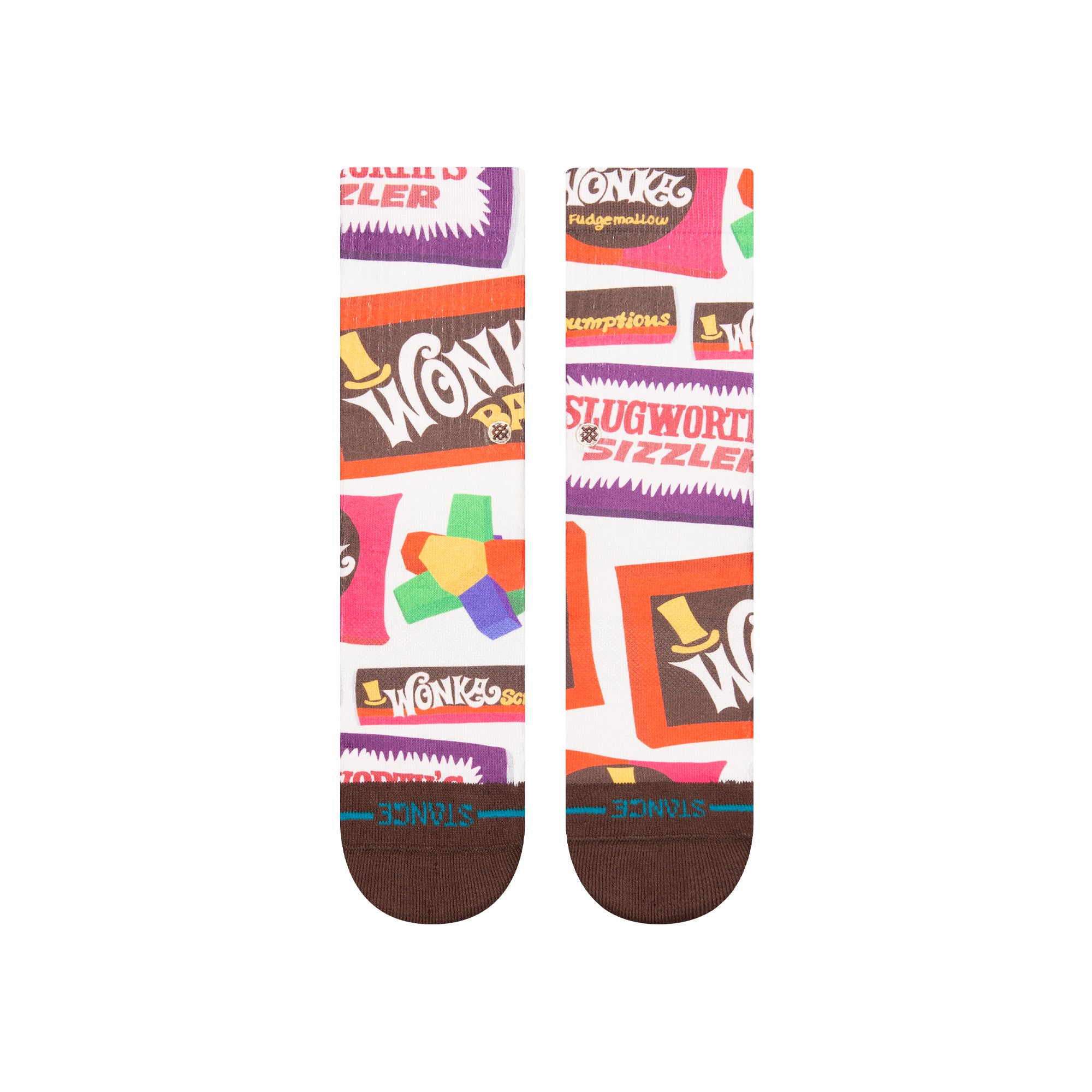 Stance Wonka Bars Kids Crew Socks - Colorful Candy-Themed Socks for Boys & Girls - Perfect for School, Sports & Everyday Wear