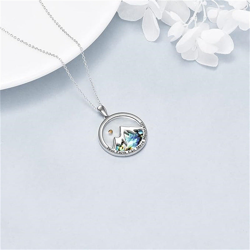 Mustard Seed Mountain Silver Jewelry Set | Elegant Necklace & Earrings for Women | Perfect for Weddings, Parties & Everyday Wear