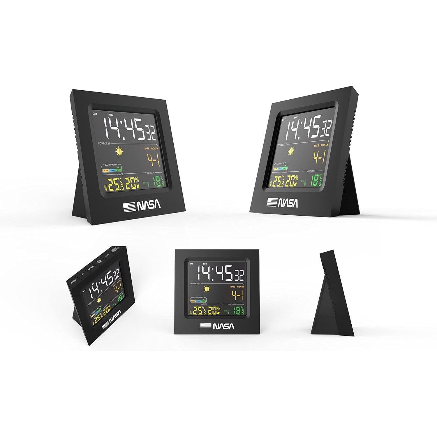 NASA Weather Station WS300 - Wireless Digital Weather Monitor for Home & Outdoor Use - Perfect for Astronaut Enthusiasts, Weather Tracking, and Home Security