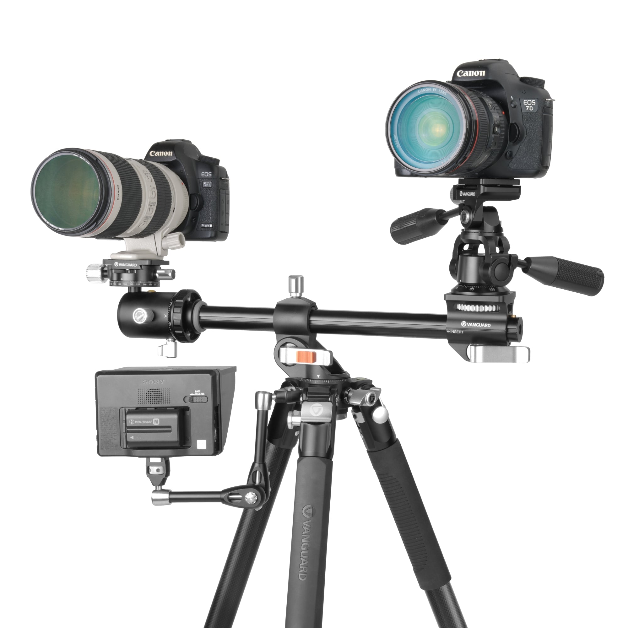 VEO 3+ 303CBS Carbon Fiber Tripod with Dual Axis Ball Head - Professional Camera Tripod for Photography, Videography, Travel & Outdoor Shooting