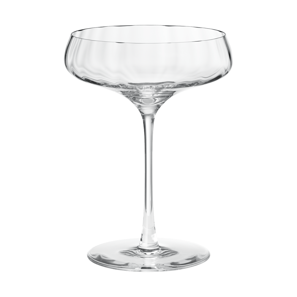 Bernadotte Cocktail Coupe Glass Set of 2 - Elegant Stemmed Martini Glasses for Champagne, Cocktails & Desserts - Perfect for Parties, Weddings & Home Bar