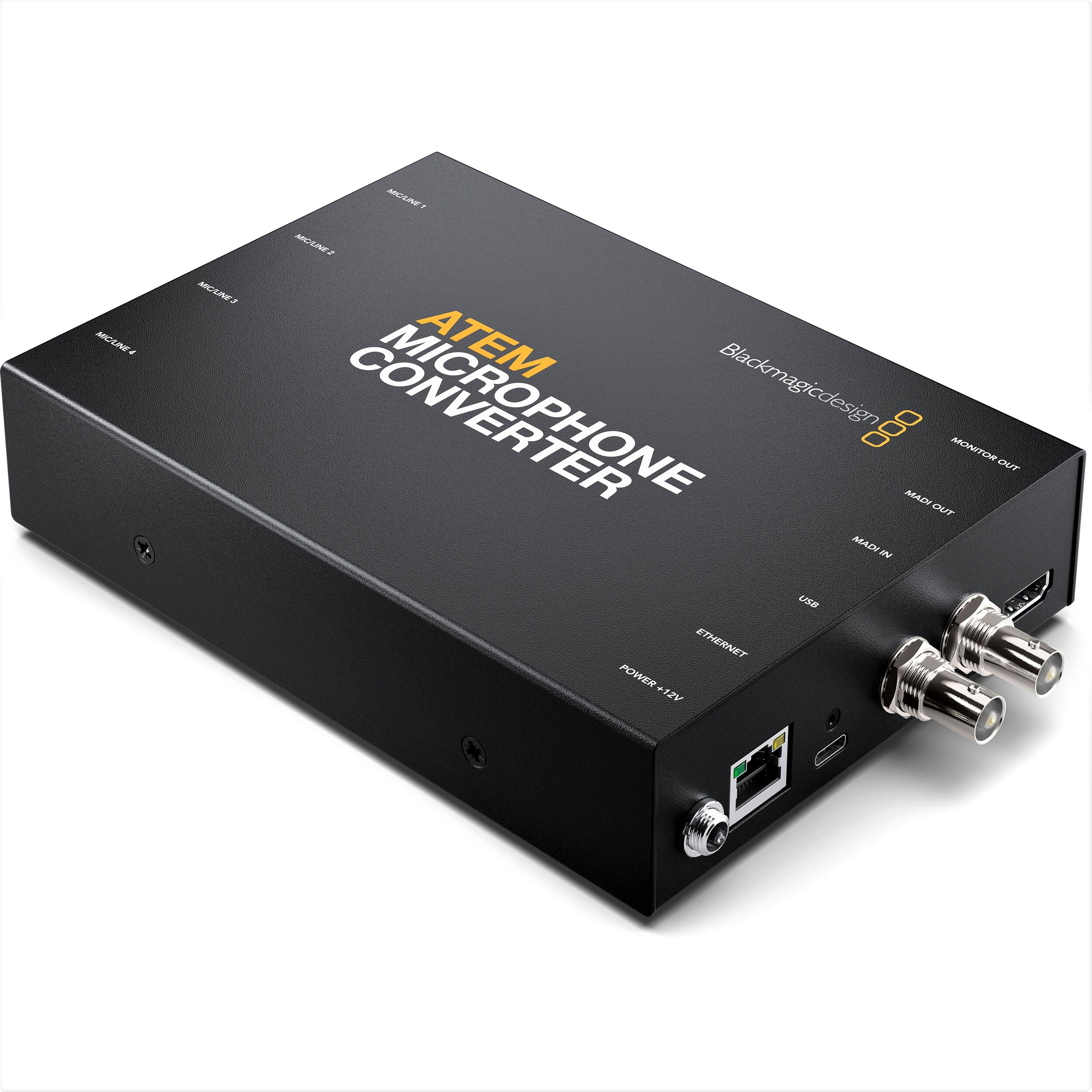 Blackmagic Design ATEM Microphone Converter - Professional Audio Interface for Live Streaming & Podcasting | Perfect for YouTube, Twitch & Studio Recordings