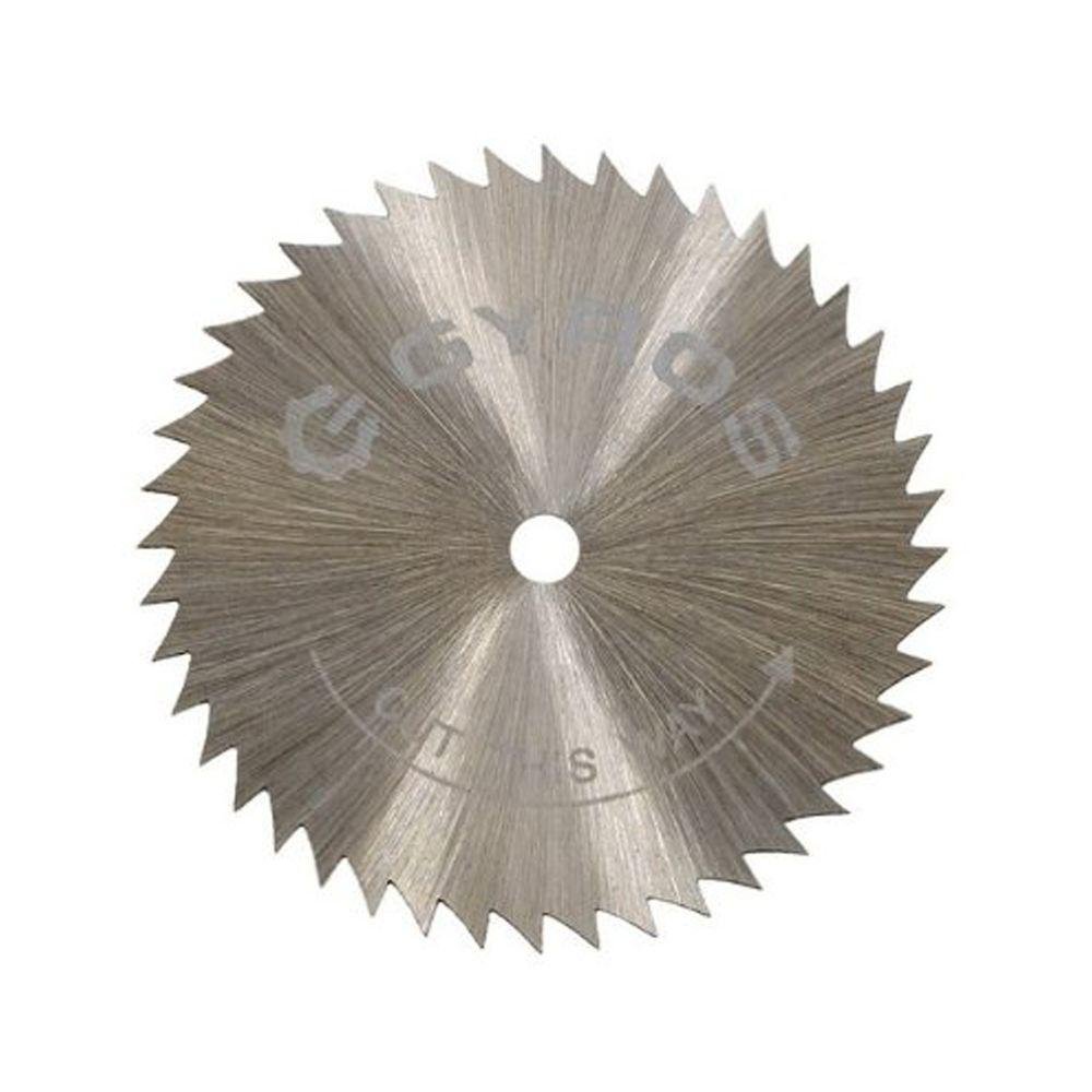 Gyros Mini Circular Saw Blade - 1 ½ Inch Diameter with 44 Coarse Teeth for Fast Cutting | Ideal for Plastic, Softwoods, Hardwoods, Paraffin & Wax | Compatible with Most Rotary Tools (Model 81-21515) | Perfect for DIY Projects, Woodworking & Crafting