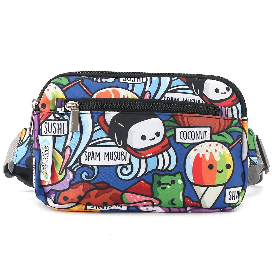 Kasie Craving Hawaii Blue Belt Bag - Stylish Waist Pack for Travel, Running & Everyday Use