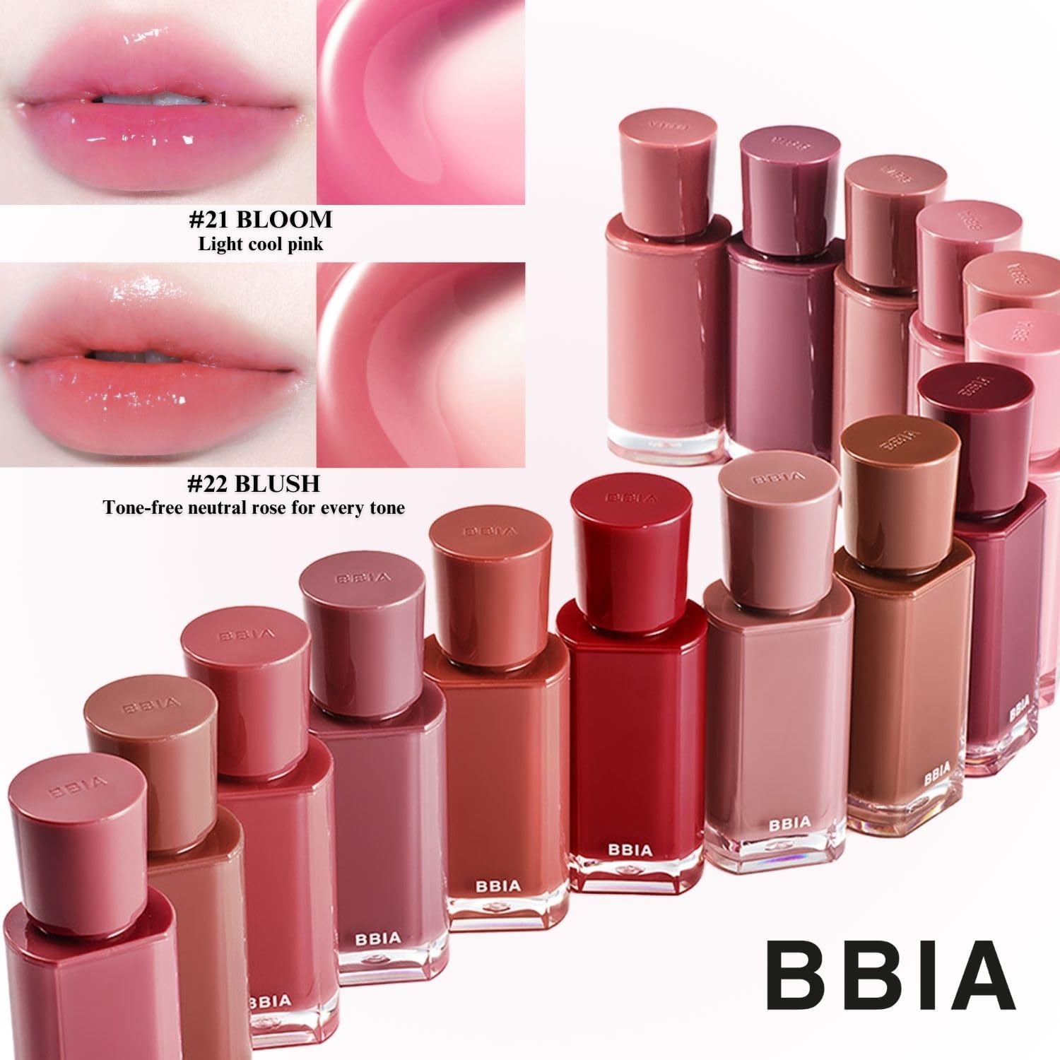 BBIA Glow Tint Mini Lip Balm - 8 Natural Shades for Moisturizing & Tinted Lips | Perfect for Everyday Wear, Makeup Looks & Gift Giving