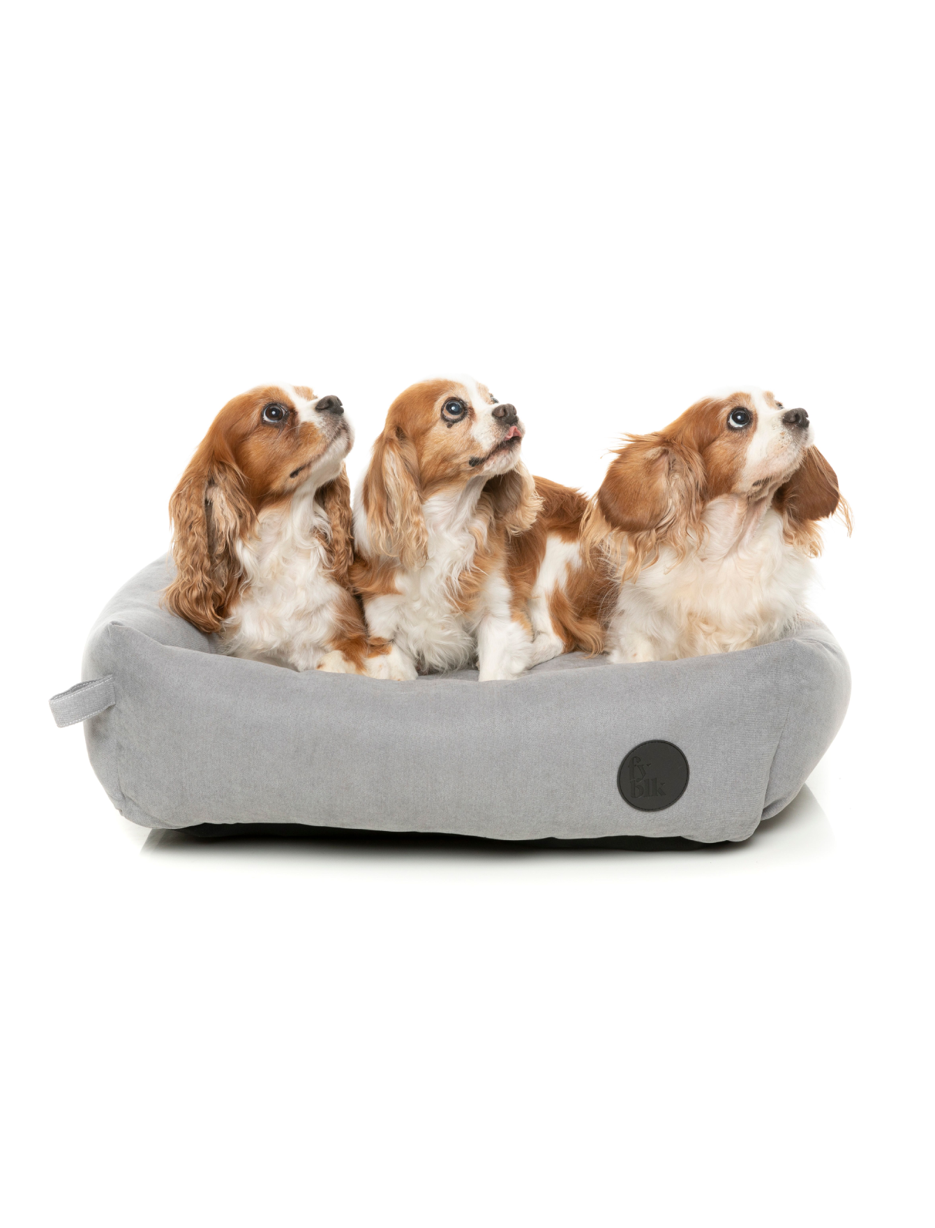 Fuzzyard Plush Orthopedic Dog Bed for Small Medium Large Dogs - Soft Washable Pet Bed with Removable Cover, Stone Grey - Perfect for Living Room, Bedroom & Crate Use