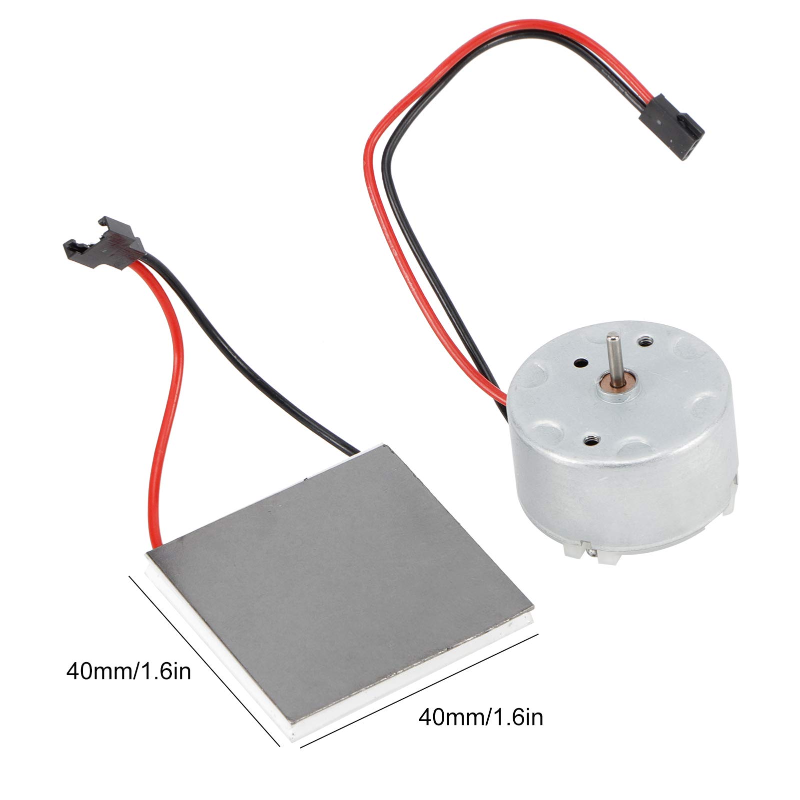 Fireplace Fan Generator Kit - Electric Stove Blower Motor Attachment for Fireplace & Wood Stove - Quiet & Efficient Heating Accessories for Home, Cabin, RV & Outdoor Use