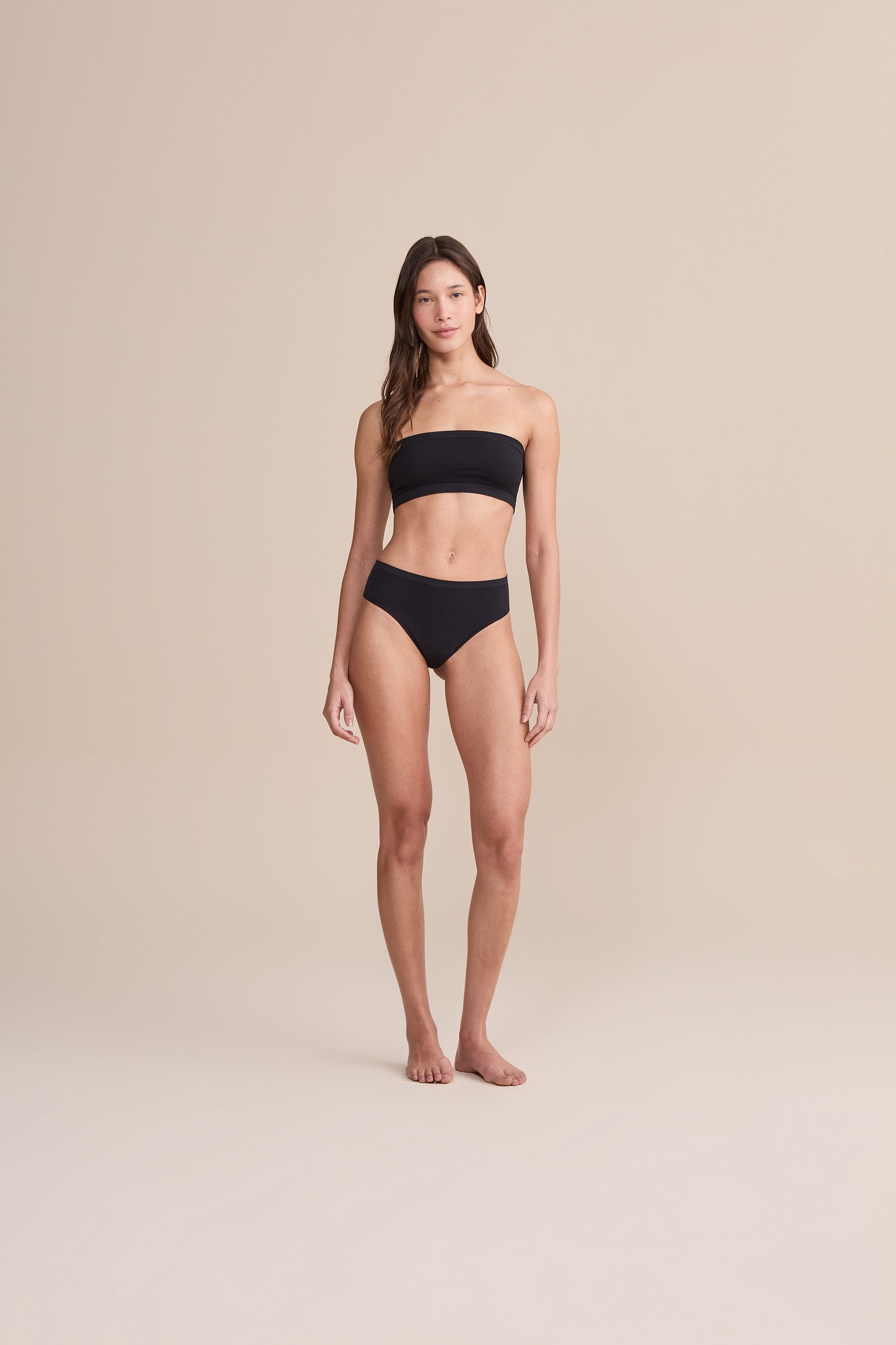 Seamless Mid Thong Underwear for Women - Comfortable No-Show Panties - Perfect for Yoga, Workout & Everyday Wear