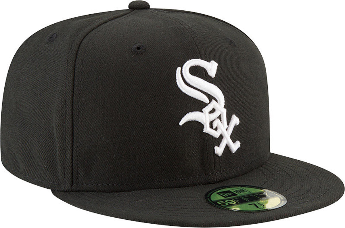Chicago White Sox New Era 59Fifty AC Performance Team Baseball Cap - MLB Officially Licensed Adjustable Hat for Men & Women - Perfect for Baseball Games, Sports Fans & Streetwear Fashion
