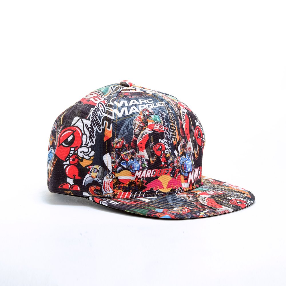 Marquez MM93 Moto GP Racing Cap - 3D Printed Snapback Baseball Hat for Men & Women - Perfect for Race Day, Motorcycle Rides & Sports Fans