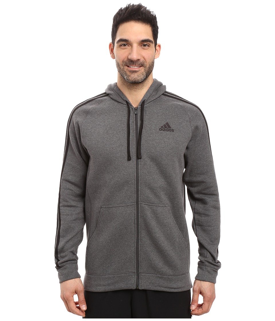 adidas Men's Essentials Fleece Full-Zip Hoodie - Soft Warm Pullover Sweatshirt for Casual Wear, Gym & Outdoor Activities