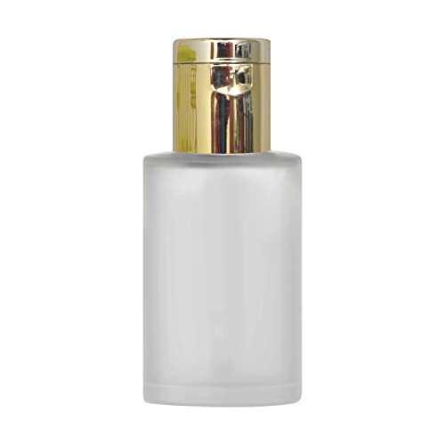 Frosted Bottles with Golden Cap