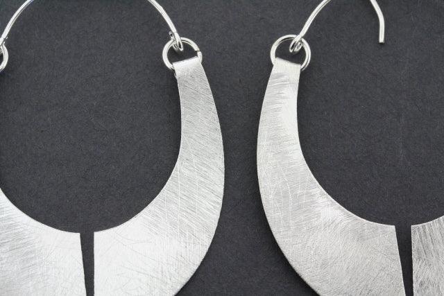 Floating Shield Earrings for Women - Trendy Geometric Drop Dangle Earrings for Casual & Party Wear