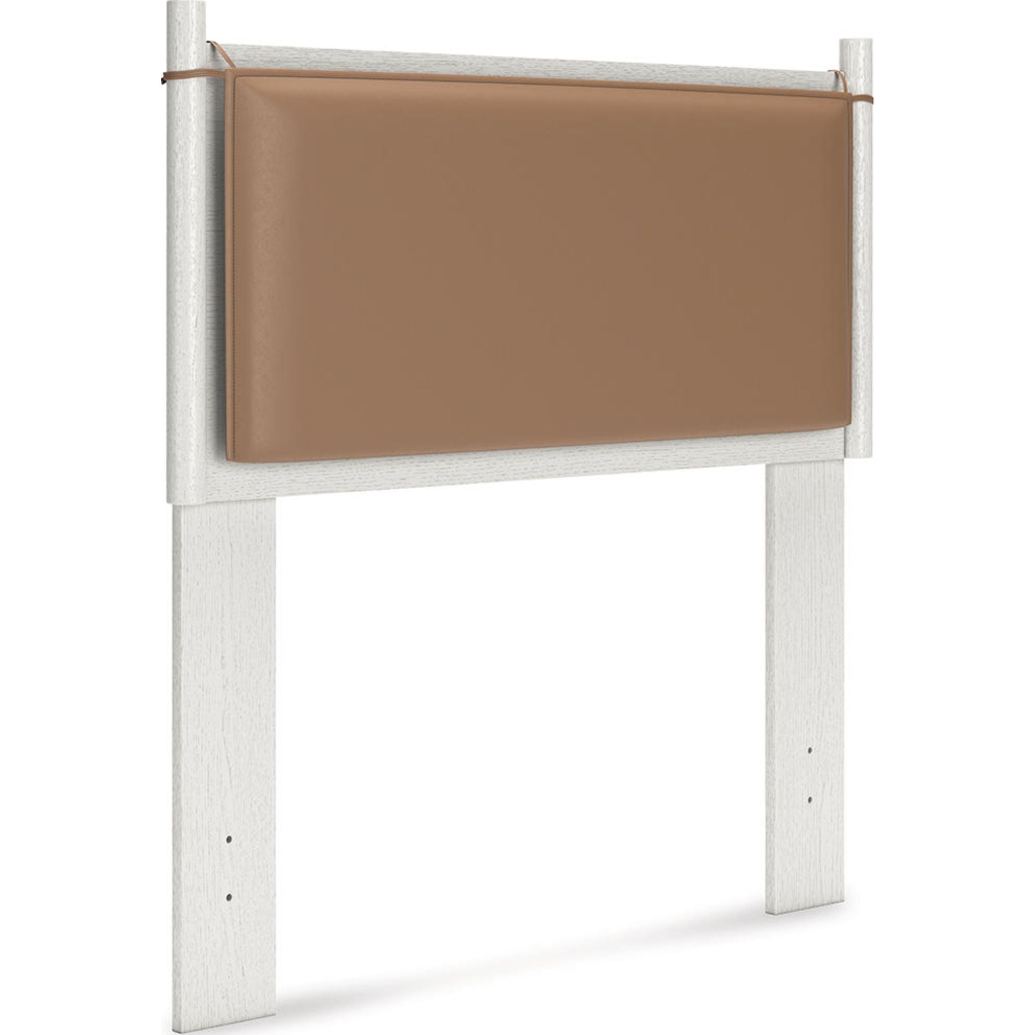 Aprilyn Twin Panel Headboard - White Upholstered Bed Frame Headboard for Girls & Teens Bedroom Decor | Perfect for Modern, Farmhouse & Dorm Room Styles