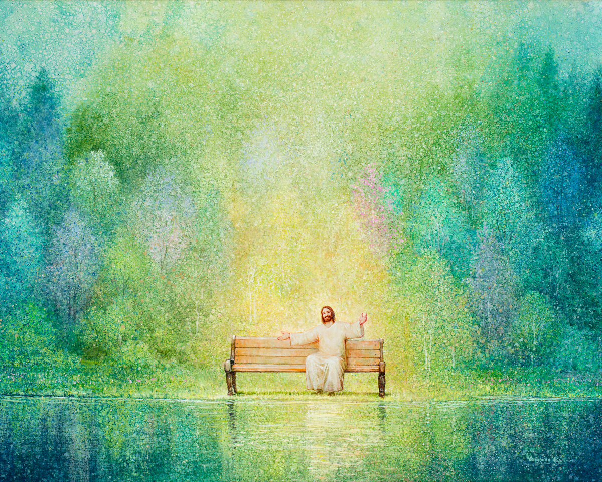 Come Unto Me and I Will Give You Rest - Inspirational Christian Wall Art for Home Decor & Church - Perfect for Bedroom, Living Room & Office