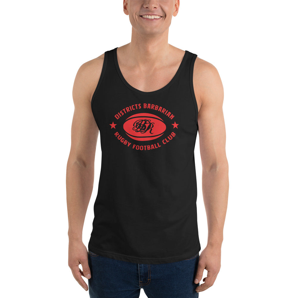 Districts Barbarian RFC Classic Tank Top for Men - Breathable & Comfortable Workout Shirt - Perfect for Gym, Running & Casual Wear
