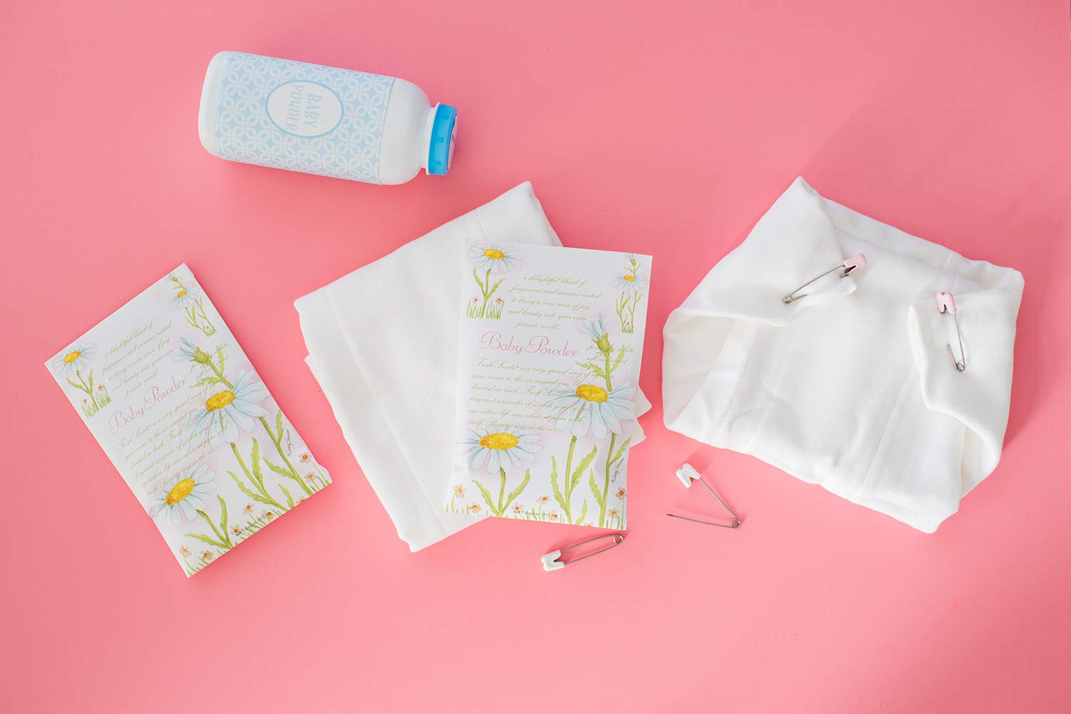WILLOWBROOK Fresh Scents Scented Sachets - Baby Powder Fragrance | Long-Lasting Aroma for Drawers, Closets & Baby Rooms | Perfect for Home, Nursery & Gift Giving