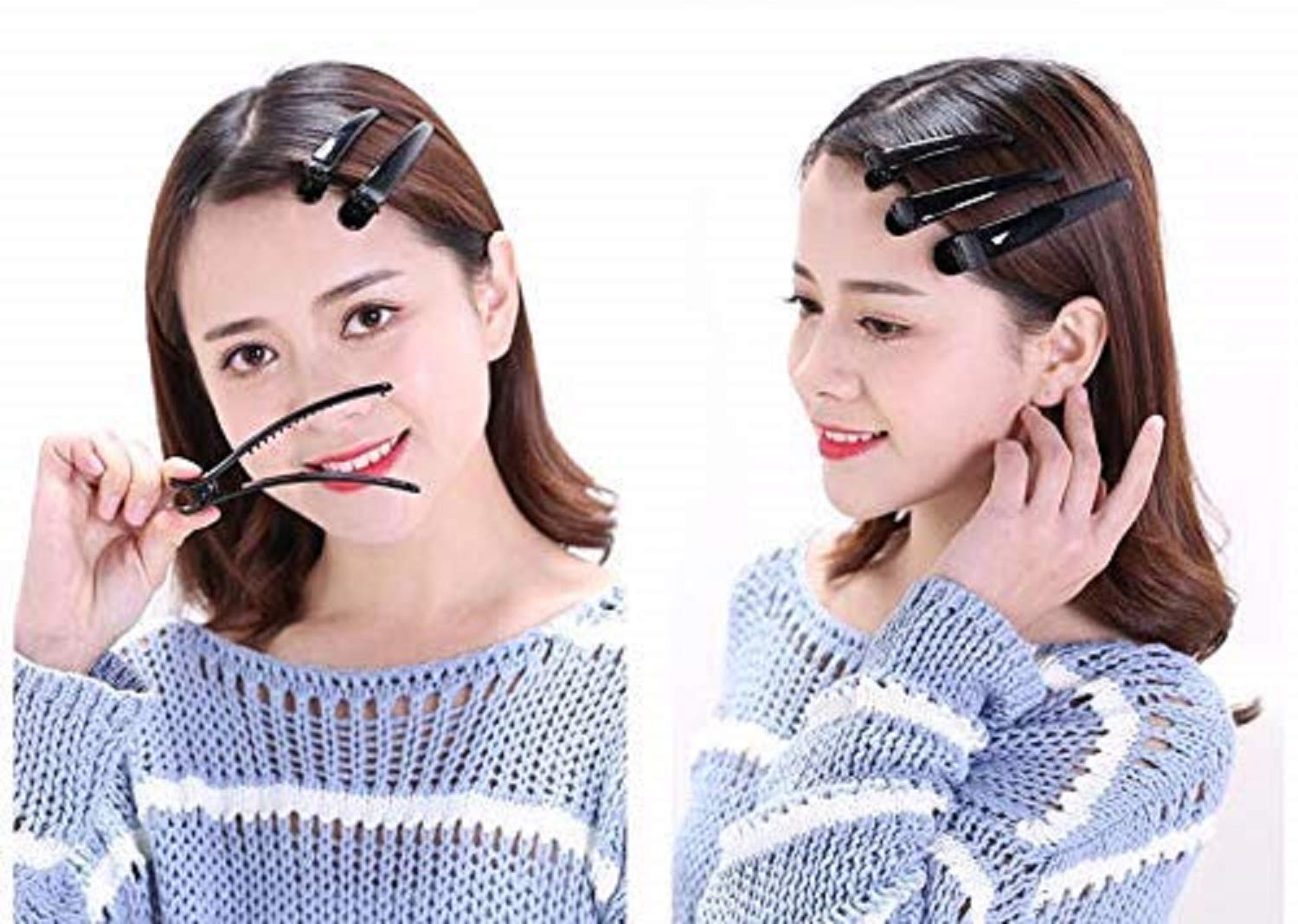 6 Pcs Black Long Hair Clips for Women - Comfortable Hair Accessories for Daily Use, Work & Special Occasions | Foreign Holics