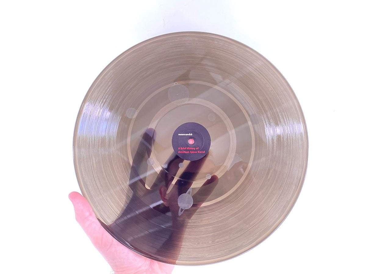 Moon & 6 Histories of American Space Travel - Deluxe Etching 2xLP Vinyl Record | NASA Space Exploration Music Collection | Perfect for Audiophiles & Space Enthusiasts