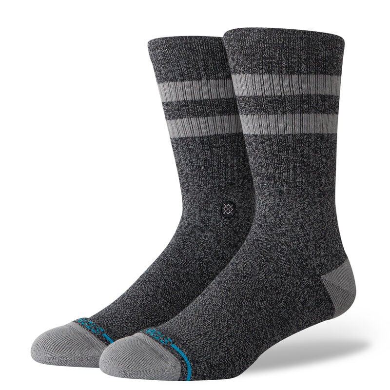 JOVEN Men's Crew Socks 6-Pack - Comfortable Cotton Casual Socks for Everyday Wear - Perfect for Work, Sports, and Daily Activities