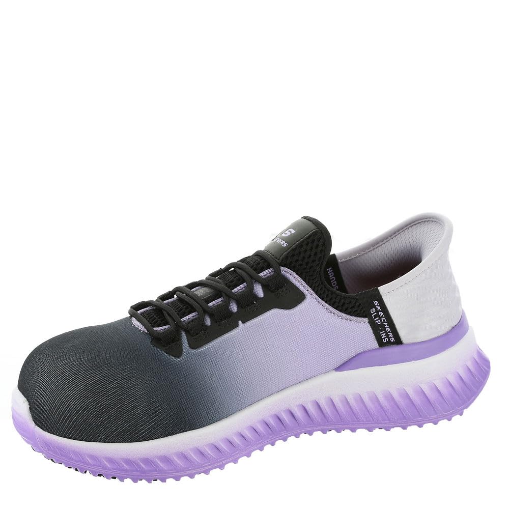 Skechers Women's Hands-Free Slip Resistant Work Shoes with Composite Toe - Comfortable Industrial Safety Shoes for Nurses, Waitresses & Warehouse Workers