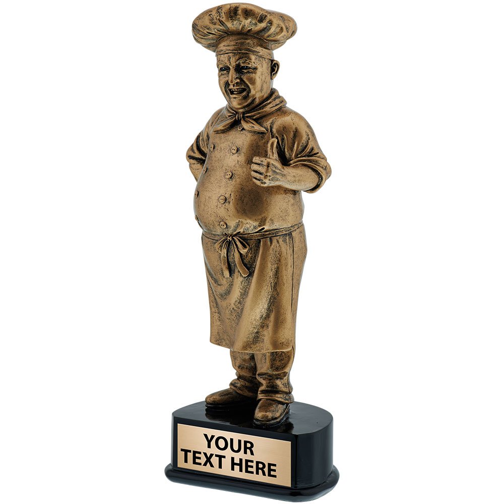Custom Chef Trophy for BBQ & Chili Cookoff Awards - Prime