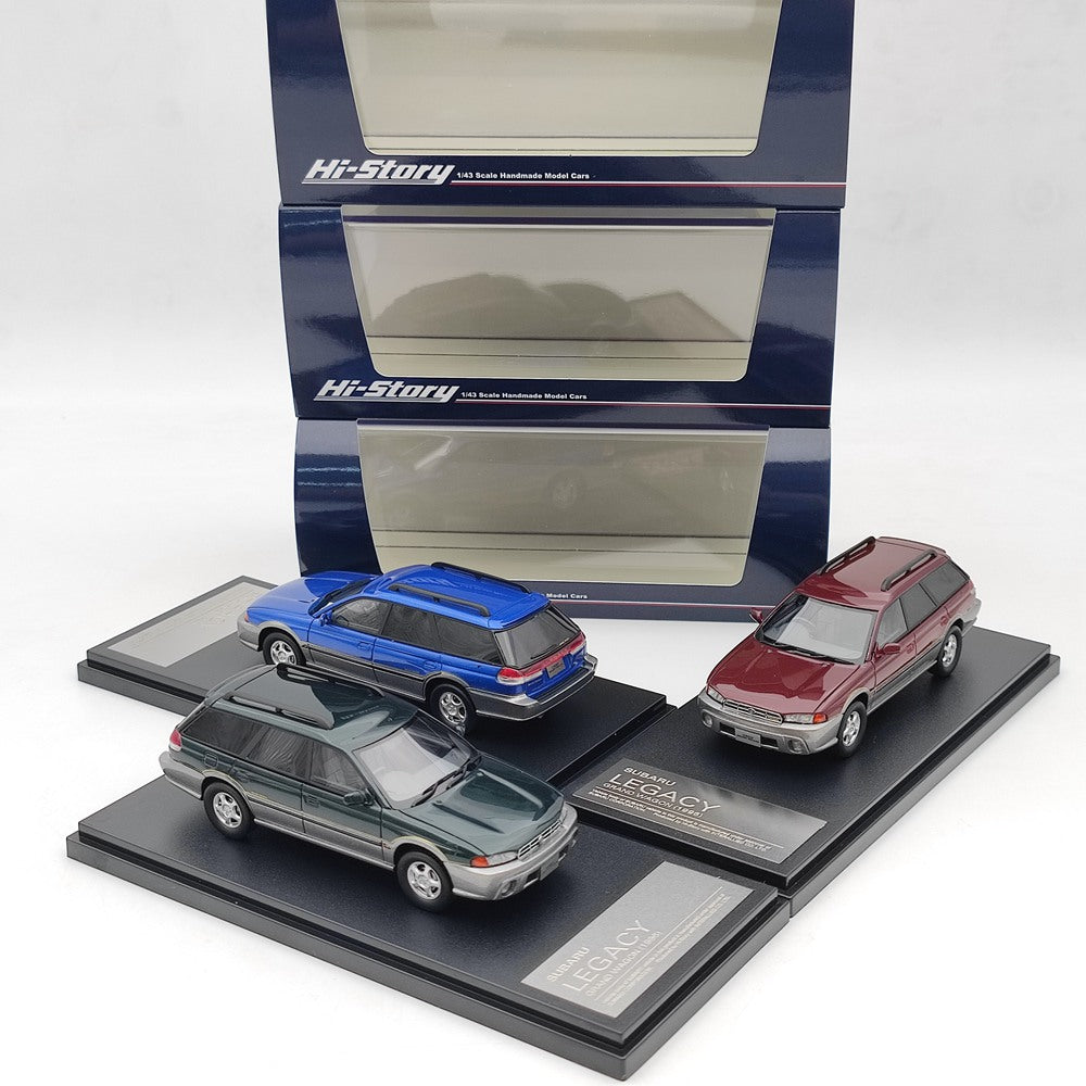 1996 Subaru Legacy Grand Wagon 1:43 Scale Resin Model Car - HS324 Collectible Diecast Vehicle for Display & Car Enthusiasts - Perfect for Home Office Decor, Gift for Auto Lovers