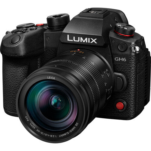 Panasonic Lumix GH6 Mirrorless Camera with 12-60mm f/2.8-4 Lens - Professional 4K Video & Photography for Vlogging, Travel & Content Creation