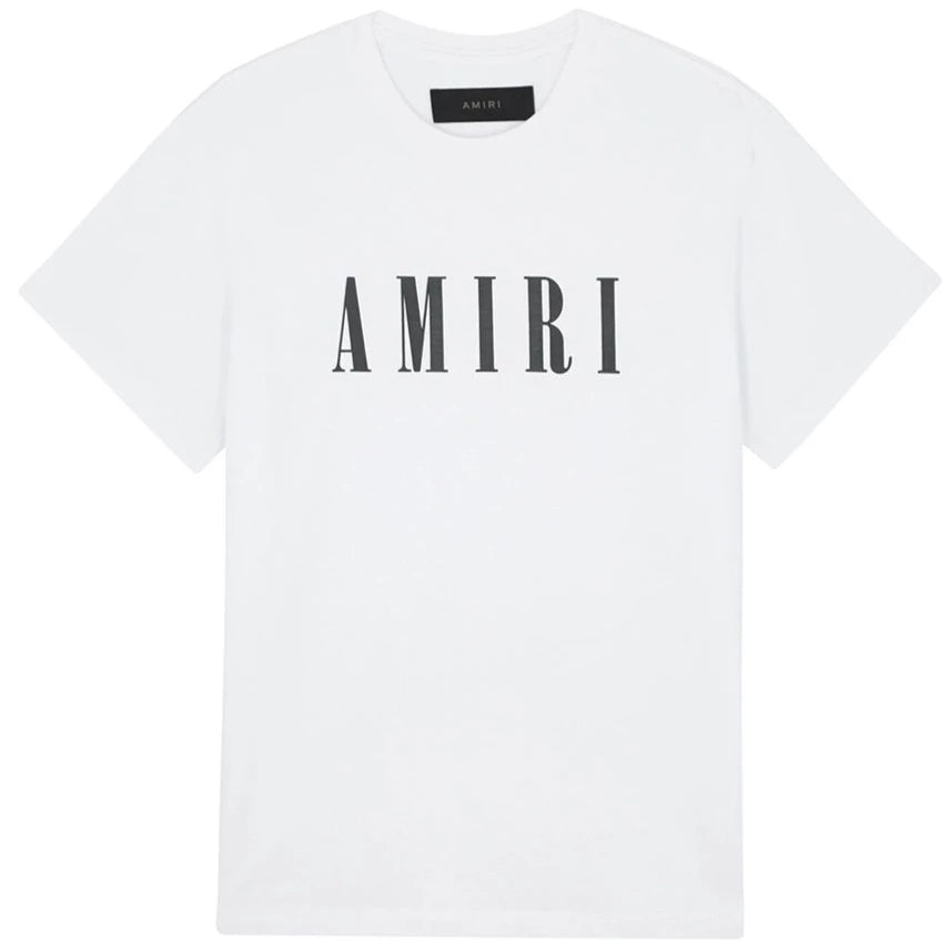 Amiri Kids White Logo T-Shirt - Stylish Graphic Tee for Boys & Girls - Perfect for Casual Wear, School, and Playdates