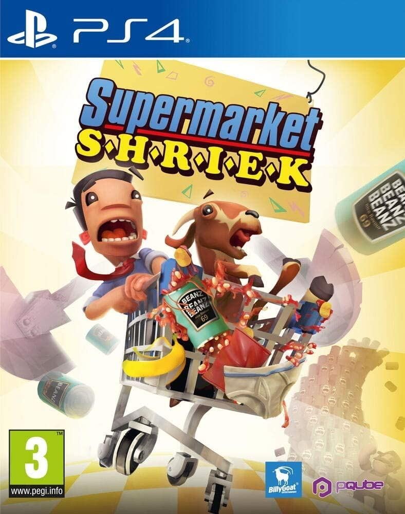 Supermarket Shriek - Fun Multiplayer Party Game for PS4 - Hilarious Co-op & Competitive Gameplay - Perfect for Family Game Nights & Social Gatherings