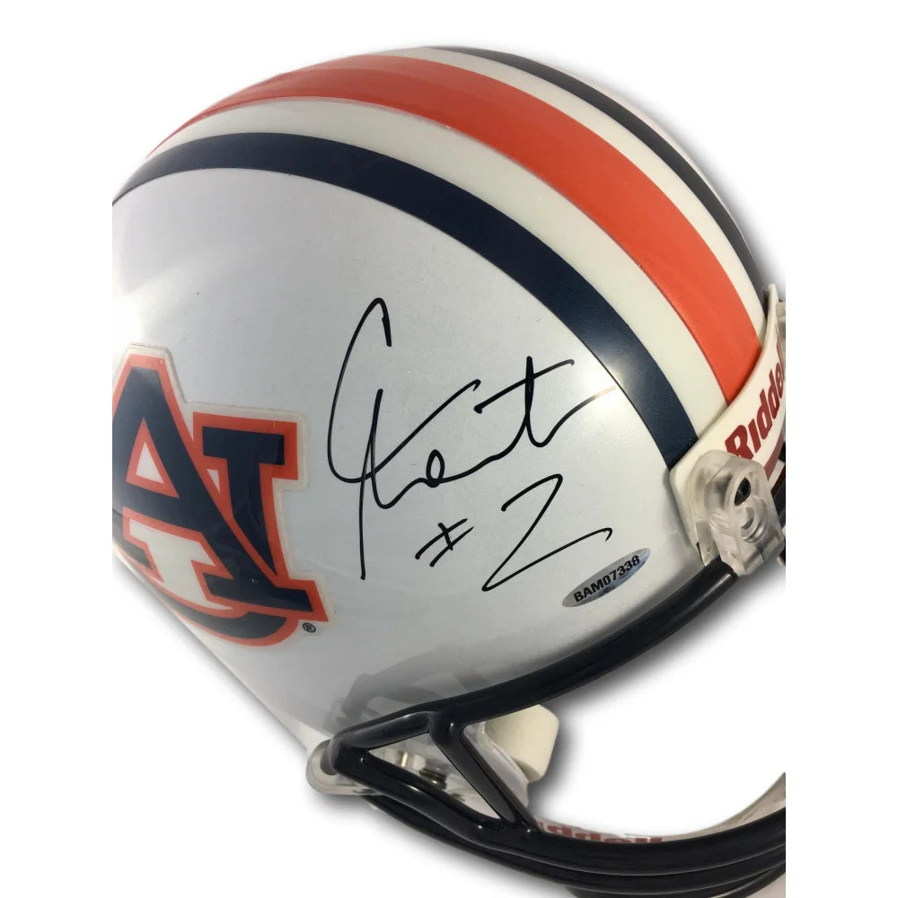 Cam Newton Signed Auburn Tigers Football Helmet with UDA COA - Authentic Panthers Autograph Collectible for Sports Fans & Memorabilia Display