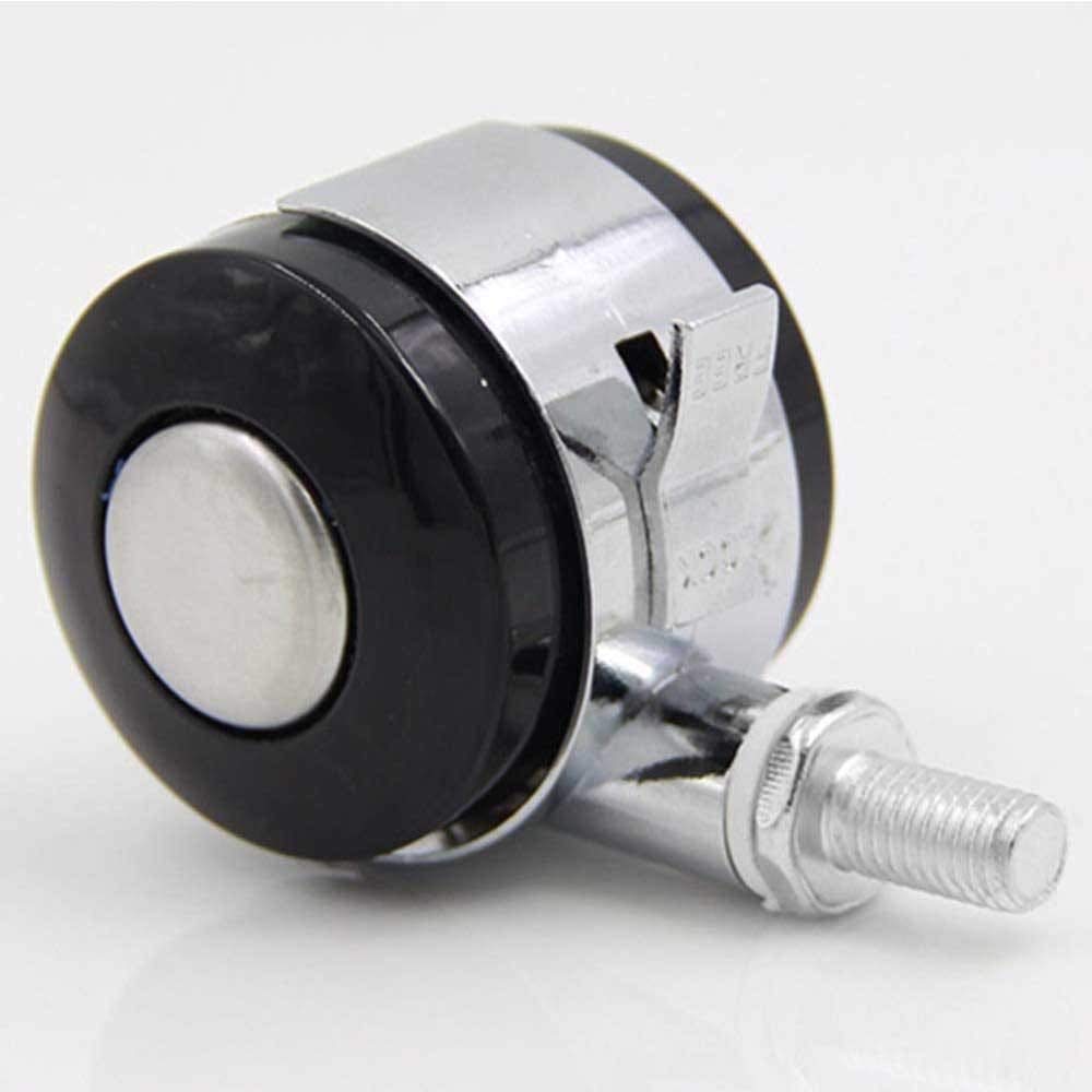 Heavy Duty Swivel Caster Wheels with Brake - 4 Pack Universal Replacement Casters for Office Chairs, Computer Desks & Rolling Furniture - Perfect for Home Office, Conference Rooms & Workspaces