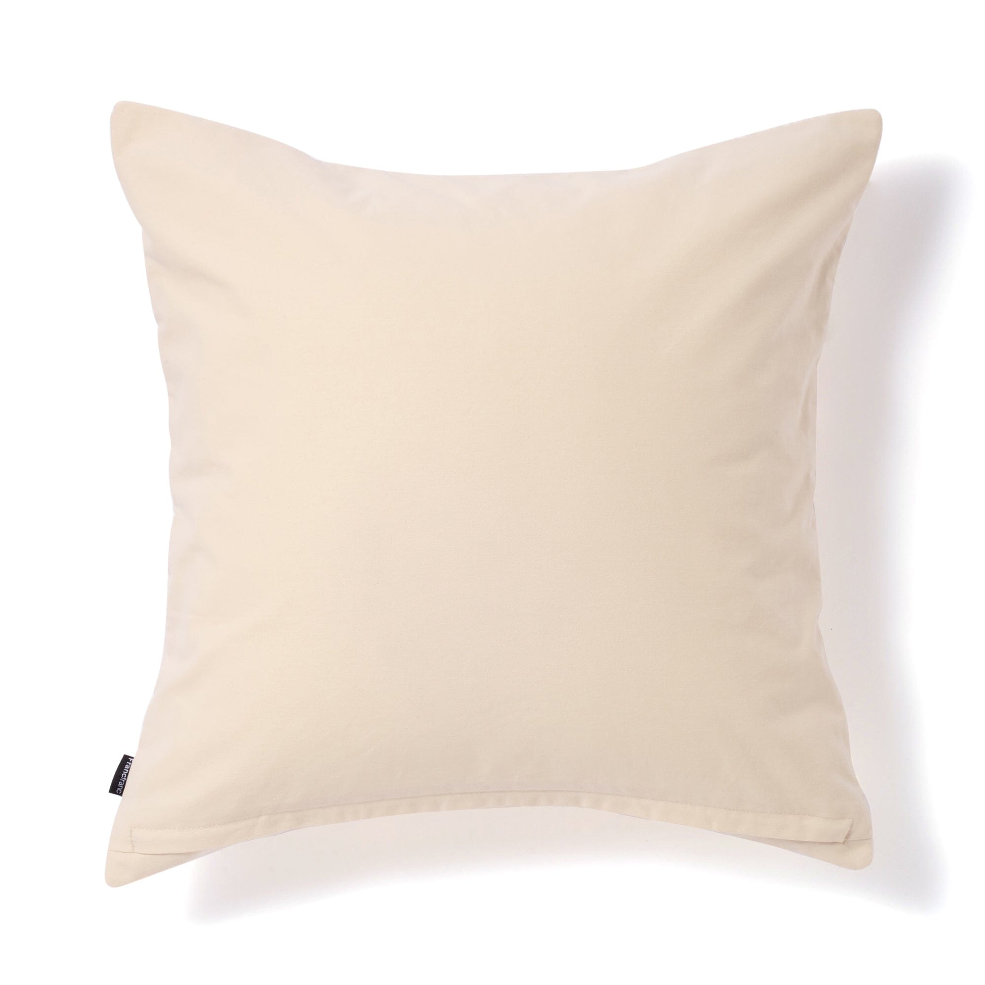 Premium JQ Line Cushion Cover 45x45cm - Soft White Square Pillow Case for Sofa, Bed & Home Decor - Machine Washable & Durable Fabric